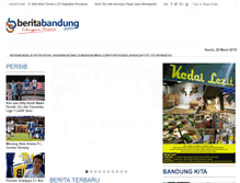 Tablet Screenshot of beritabandung.com